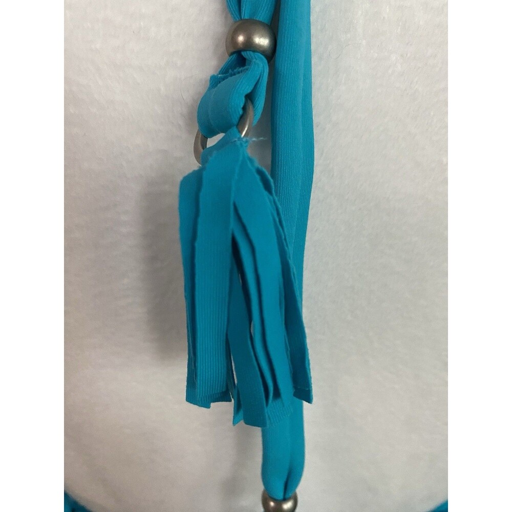 Nwt Coco Reef Turquoise Bra Sized Swim Top 36/38C Adjustable Ties - Picture 7 of 16